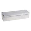 RS PRO Pouzdro, řada: RS PRO IP66 Nestíněný barva Stříbrná barva Stříbrná Odlévaný hliník 250 mm 55 mm 80 mm Neopren