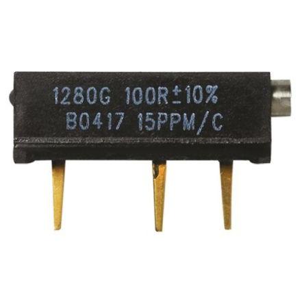Potenciometr, průměr hřídele: 2.79 mm 26otáčkový, řada: 1280G 10 kΩ 10 % 0.75 W Y005610K0000K0L Přesný, Průchozí otvor 1