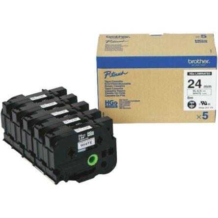 Páska do tiskárny štítků barva tisku Černá Bílá Vrstvené pro různé modely tiskáren 9700 PC, P-Touch 9500 PC, RL 700 S,
