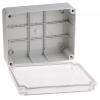 RS PRO Pouzdro IP55 Nestíněný barva Šedá barva Čirá ABS 210 mm 260 mm 95 mm