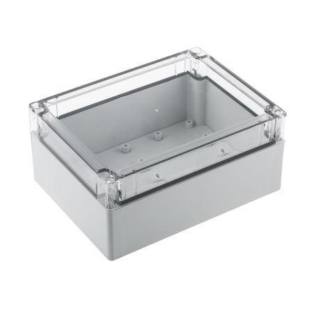 Spelsberg Pouzdro, řada: TG IP67 Nestíněný barva Šedá IK08 barva Průhledné Polykarbonát 202 mm 90 mm 152 mm