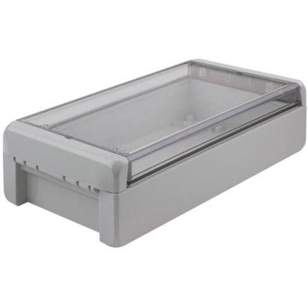 Bopla Pouzdro, řada: Bocube IP66, IP68 Nestíněný barva Světle šedá IK07 barva Průhledné Polykarbonát 231 mm 60 mm 125 mm