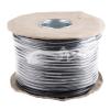 RS PRO Napájecí kabel 2žilový 100 m Polyvinylchlorid plášť, Černá, vnější průměr: 7.3 mm OD, 300V, 500 V 70 °C
