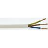 RS PRO Napájecí kabel 3žilový 100 m Polyvinylchlorid plášť, Bílá, vnější průměr: 6.91 mm OD, 300V, 500 V 70 °C