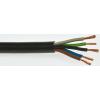 RS PRO Napájecí kabel 5žilový 100 m Polyvinylchlorid plášť, Černá, vnější průměr: 8.04 mm OD, 300V, 500 V 70 °C