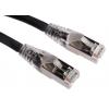 RS PRO Cat6a Ethernetové kabely, Černá, Nízko dýmivý bezhalogenový, A: RJ45, 30V 1 m Vnější, B: RJ45 Vnější, typ pláště: