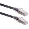 RS PRO Cat6a Ethernetové kabely, Černá, Nízko dýmivý bezhalogenový, A: RJ45, 30V 2 m Vnější, B: RJ45 Vnější, typ pláště: