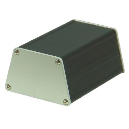 nVent SCHROFF Pouzdro, řada: minipac IP40 Nestíněný barva Černá barva Přírodní Hliník 100 mm 75.6 mm 47.5 mm