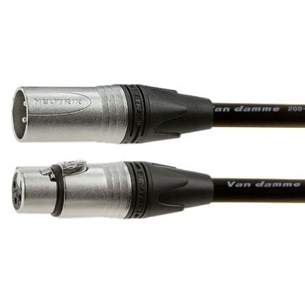 Van Damme Kabel XLR, A: Vnější, A: XLR5, B: XLR5, B: Vnitřní 15 m, Černá