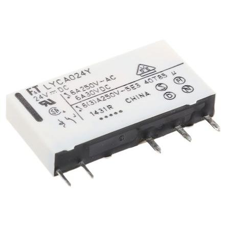 Fujitsu Výkonové relé SPDT Montáž na plošný spoj 6 A 24 V dc FTR : Půhy.cz