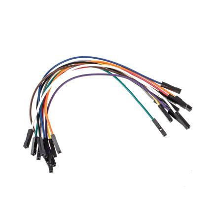 MikroElektronika Vodič pro nepájivé pole MIKROE-511 150 mm Izolované barvy Černá, Modrá, Žlutá, Červená, Zelená, Hnědá,