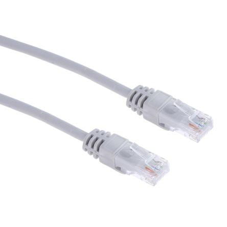 RS PRO Cat5e Ethernetové kabely, Šedá, Nízko dýmivý bezhalogenový, A: RJ45 30 m Vnější, B: RJ45 Vnější, typ pláště: