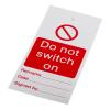 RS PRO Blokovací prvek, množství v balení: 1 V balení 'Do not switch on