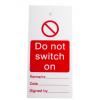 RS PRO Blokovací prvek, množství v balení: 1 V balení 'Do not switch on