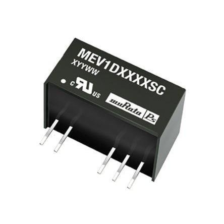 Murata Power Solutions Měnič DC/DC MEV1, výstup: 15V dc, -15 V dc 3 kV dc, Vin 26.4V dc 33 mA, Vin 21.6V 1 W -40 °C 85