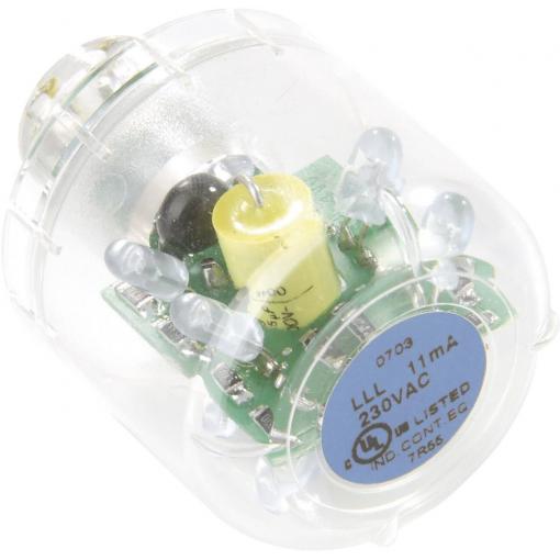 Auer Signalgeräte LED žárovka s trvalým LED světlem LLL Modrá, 12 V AC/DC, BA15d