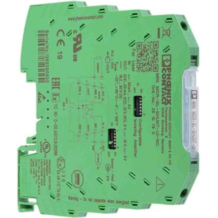 Převodník signálu, řada: MACX Napětí ATEX Proud/napětí, počet kanálů: 1 Phoenix Contact 19.2V dc, 30 V dc