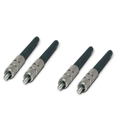 Konektor vláknové optiky, řada: PSM-SET-FSMA/4-HCS, FSMA PC Jednovidové Simplexní velikost vlákna 200/230 μm ztráta ze