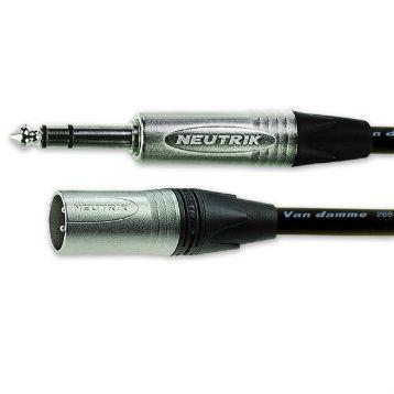Kabel XLR, Černá 3 m Van Damme