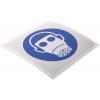 RS PRO Povinná značka, Vinyl, Bílá, Modrá Respiratory Protection Samolepicí