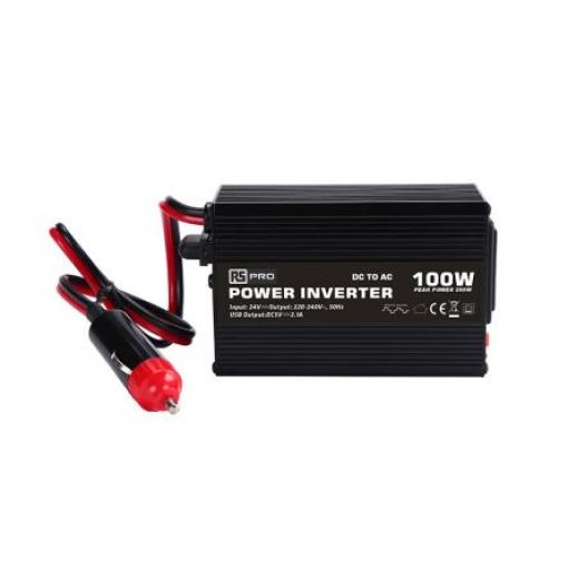 RS PRO Napájecí měnič, vstupní: 24 V dc, výstup: 230 V ac