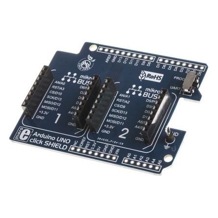 klasifikace: Zacvakávací for Arduino UNO Click Shield MIKROE-1581 MikroElektronika