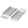 Bopla Pouzdro, řada: Filotec (Set) IP40 Nestíněný S přírubou barva Stříbrná barva Stříbrná Hliník 220 mm 48 mm 105 mm