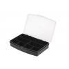 Přihrádková krabice 7 přihrádek Černá, Polypropylen 30 mm x 122mm x 175 mm RS PRO