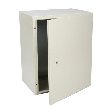 RS PRO Nástěnná krabice IP66 Ocel RAL 7032 400 mm 500 mm 300 mm