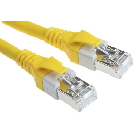 HARTING Cat5e Ethernetové kabely, Žlutá, Polyuretan, A: RJ45 Vnější, B: RJ45 Vnější 20 m, typ pláště: Stíněné