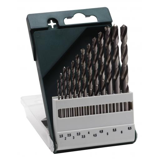 Bosch Accessories 2609255061 HSS sada spirálových vrtáku do kovu 13dílná 1.5 mm, 2 mm, 2.5 mm, 3 mm, 3.5 mm, 4 mm, 4.5 mm, 5 mm, 5.5 mm, 6 mm, 6.5 mm broušený