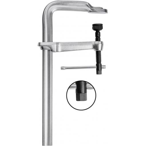 Výkonná svěrka těžká STBM 1000/175 Bessey STB100M Rozpětí (max.):1000 mm Vnější délka: 1150 mm Délka vyložení:175 mm