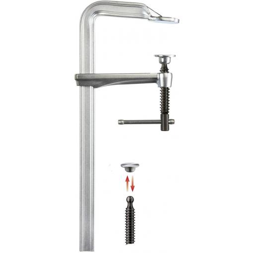 Bessey GZ50K šroubová svěrka Rozpětí (max.):500 mm Délka vyložení:120 mm
