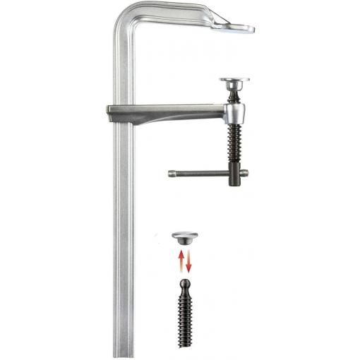 Celoocelová šroubová svěrka GZ-K 300/140 Bessey GZ30K Rozpětí (max.):300 mm Délka vyložení:140 mm