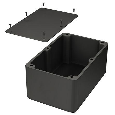 Hammond Pouzdro, řada: 1550 IP54 Stíněné barva Černá IK08 barva Černá Odlévaný hliník 222 mm 105 mm 146 mm Pěna EVA