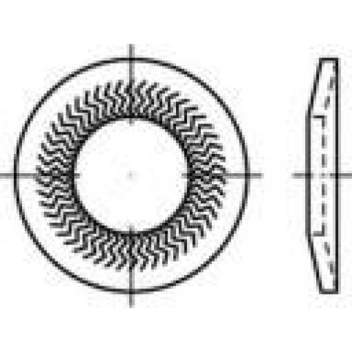 pérové podložky 8 mm 12.7 mm pružinová ocel pozinkované 250 ks Alstertaler Schrauben & Präzisionsteile 159414