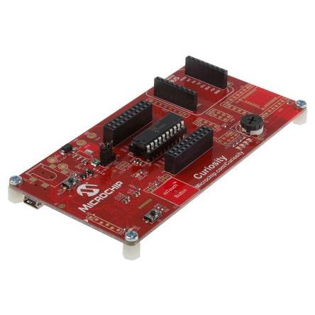 Microchip Startovací sada, PIC16F1619, PIC DM164137, Mikrokontrolér, PIC8, Curiosity, Vývojová deska