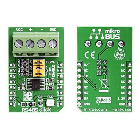 Komunikační a bezdrátový vývojový nástroj pro RS485 ADM485 RS485 Click MikroElektronika, klasifikace: Vývojová sada