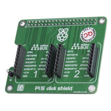 MikroElektronika PI 2 klikněte na možnost stínění pro Raspberry Pi