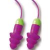 Moldex Ušní zátky, řada: Rockets Cord Opakovaně použitelné, Purpurová, Termoplastický elastomer 29 dB CE, EN 352-2 50