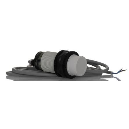 RS PRO Kapacitní snímač přiblížení Válec se závitem M30 x 1.5 15 mm 100mA, 300 mA IP67 40 Hz 2vodičové 250 V ac 250 V dc