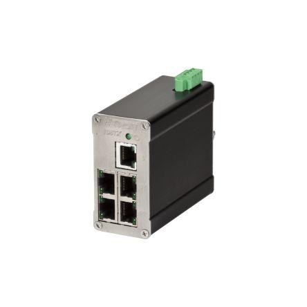 Ethernetový přepínač, řada: N-Tron 105TX Lišta DIN 100Mbps N-Tron 5 10 to 30 V dc