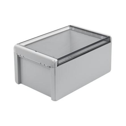 Bopla Pouzdro, řada: Bocube IP66, IP68 Nestíněný barva Světle šedá IK07 barva Průhledné Polykarbonát 271 mm 120 mm 170