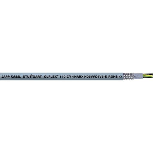 LAPP H05VVC4V5-K (NYSLYCYÖ-JZ) řídicí kabel 5 G 0.50 mm² šedá 35702-100 100 m