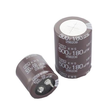 Kondenzátor, řada: KMS 150 μF ±20 % 450V dc, Zacvakávací montáž CHEMI-CON