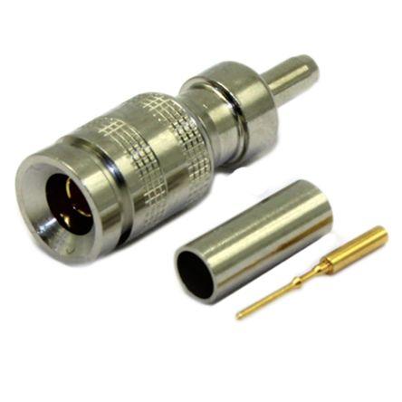 COAX Connectors Koaxiální konektor Vnější, 75 Ω, orientace těla: Rovný, Kabel Konektor 1.0/2.3 Přepážka Krimpovací, 3GHz
