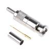 COAX Connectors Koaxiální konektor, řada: BNC Vnější, 75 Ω, orientace těla: Rovný, Kabel Konektor Micro BNC Krimpovací,