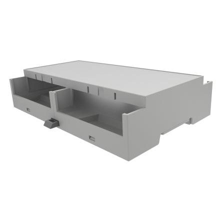 Italtronic Pouzdro pro lištu DIN, řada: Modulbox Compact - 8M XTS A Version ABS Lišta DIN 90 mm, délka: 139 mm 87mm