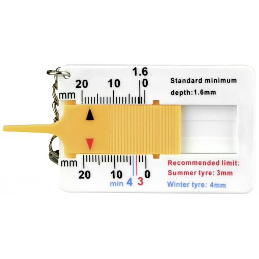 APA 31343 měřič profilu pneumatik analogový Rozsah měření hloubky 0 - 20 mm