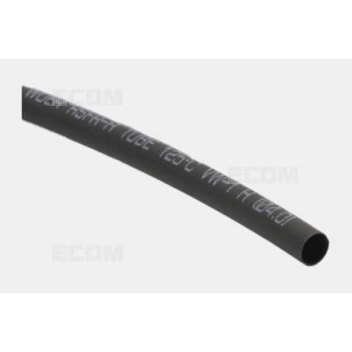 Smršťovací bužírka RSFR-H(H) 5,0 mm, 2:1, 125 °C, černá, 1 m